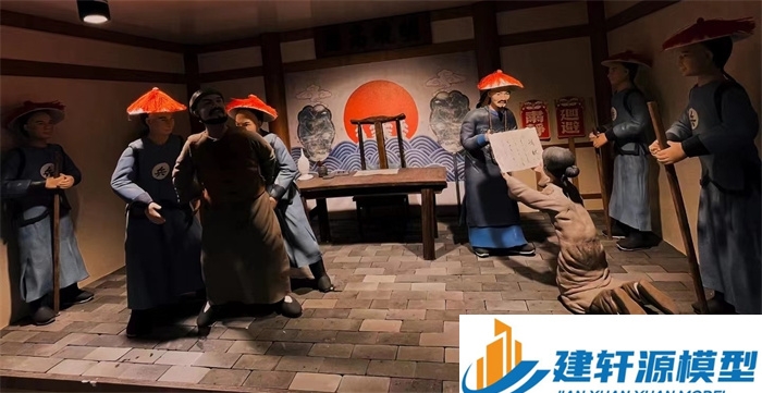 炉霍陈规除恶绅微缩场景